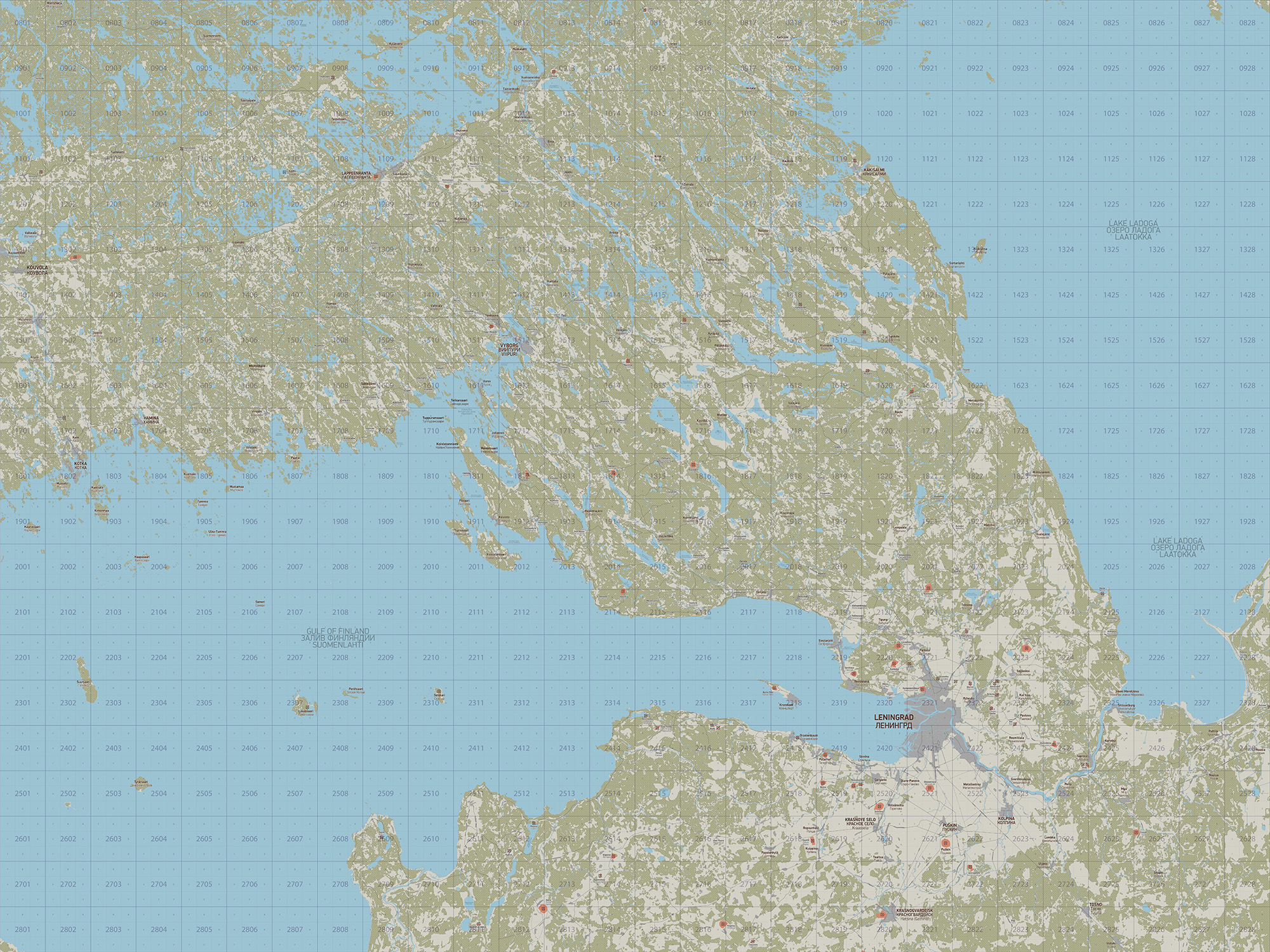 The flying area of the Karelian Sithmus map is 280km x 210km.